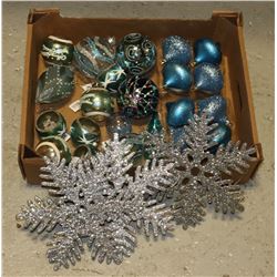 FLAT OF CHRISTMAS DECORATIONS