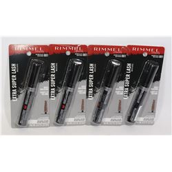 THREE RIMMEL LONDON EXTRA SUPER LASH MASCARA