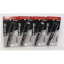 THREE RIMMEL LONDON EXTRA SUPER LASH MASCARA