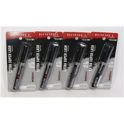 THREE RIMMEL LONDON EXTRA SUPER LASH MASCARA