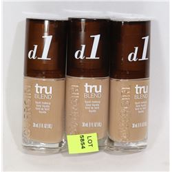 THREE d1 TRU BLEND LIQUID MAKEUP BASE 30ML
