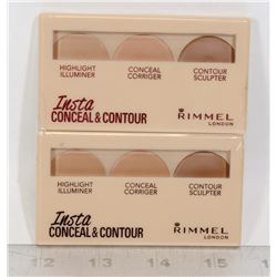 TWO RIMMEL LONDON INSTA CONCEAL & CONTOUR PALLETS