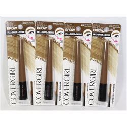 FOUR COVERGIRL EASY BREEZY BROW, FILL, SHAPE,