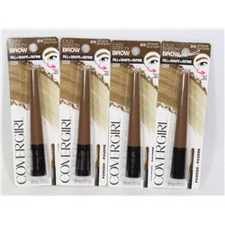 FOUR COVERGIRL EASY BREEZY BROW, FILL, SHAPE,