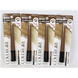 FOUR COVERGIRL EASY BREEZY BROW, FILL, SHAPE,