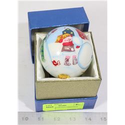 NEW HAND PAINTED CHRISTMAS ORNAMENT