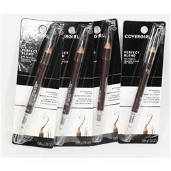 FOUR COVERGIRL PERFECT BLEND EYE PENCILS