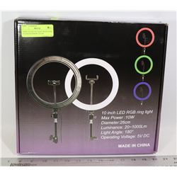 NEW LED SELFIE LIGHT WITH DESK STAND RAINBOW COLOR