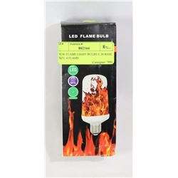 NEW FLAME LIGHT BULBS E 26 BASE SIZE, 4 FLAME