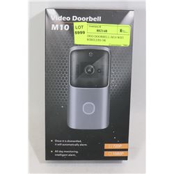NEW VIDEO DOORBELL-M10 WIFI VIDEO WIRELESS OR