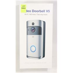 NEW VIDEO DOORBELL-V5 WIFI VIDEO WIRELESS OR