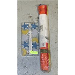 IKEA KID'S BED CANOPY AND STAR/MOON LIGHT SET