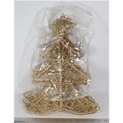 GOLD WIRE XMAS TREES
