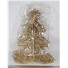Image 1 : GOLD WIRE XMAS TREES
