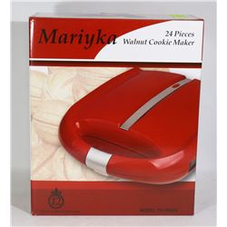 NEW WALNUT COOKIE MAKER - RED.