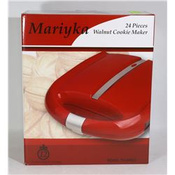 NEW WALNUT COOKIE MAKER - RED.