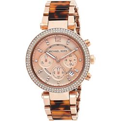 NEW MICHAEL KORS PARKER TORTOISE SHELL MSRP $415