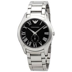 NEW ARMANI 43MM BLACK CHRONO DIAL 43MM MSRP $330