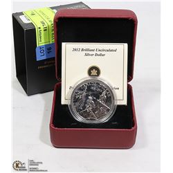 2012 SILVER WAR OF 1812 CANADA $1 COIN