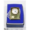 Image 1 : WEISS HEAVY BRASS SMALL DESK CLOCK