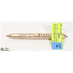 ALL METAL SELF DEFENSE PEN WITH GLASS BREAKER GOLD