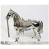 Image 1 : VINTAGE METAL HORSE FIGURINE (MARKED CALGARY, AB)