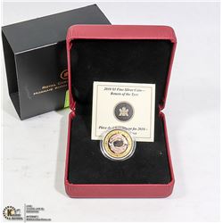 2010 SILVER "RETURN OF THE TYEE" SALMON $3 CANADA