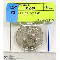 1923 USA PEACE  DOLLAR