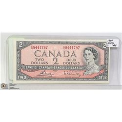 1954 CANADIAN TWO DOLLAR BILL