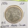 Image 1 : 1886 90% SILVER MORGAN DOLLAR