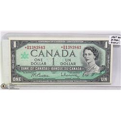 1967 REPLACEMENT *STAR ONE DOLLAR BILL