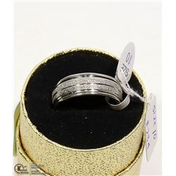 NEW STAINLESS STEEL RING , SIZE 10,