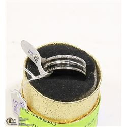 NEW STAINLESS STERLING RING SIZE 12