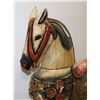 Image 3 : WOOD ROCKING HORSE DECORATIVE ART PIECE