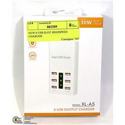 NEW 6 USB SLOT HIGHSPEED CHARGER