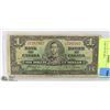 Image 1 : CAD 1937 $1 BILL