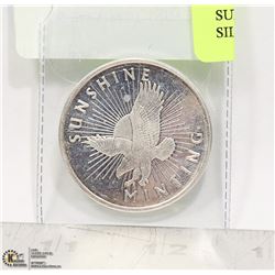 SUNSHINE MINT 1 TROY OZ .999 SILVER