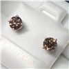 Image 3 : 2) 14KT WHITE GOLD PAIR DIAMOND STUD EARRINGS
