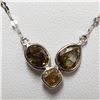 Image 1 : 87) 18KT WHITE GOLD FANCY CUT & COLORED BROWN