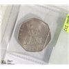Image 1 : BRITISH 50 NEW PENCE COIN OCTAGONAL