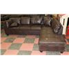 Image 2 : NEW JERSEY LEATHERETTE SECTIONAL