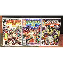 MARVEL'S SECRET WARS II # 1,2,3