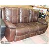 Image 1 : LEATHERETTE ELECTRIC COUCH, 88" WIDE