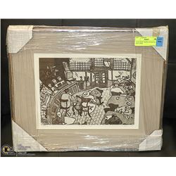 "JAVA SHOP" SIGNED IN PENCIL BY TOTI LEWIS