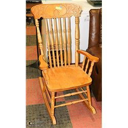 SOLID WOOD ROCKER CHAIR