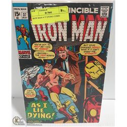 IRON MAN # 37 DYING COMIC