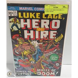 LUKE CAGE HERO FOR HIRE # 11 COMIC DOOM