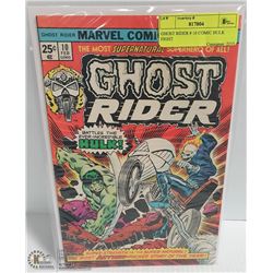 GHOST RIDER # 10 COMIC HULK FIGHT