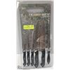 Image 1 : 7 PIECE GERMAN SYTLE KNIFE SET WITH CUTTING BOARD
