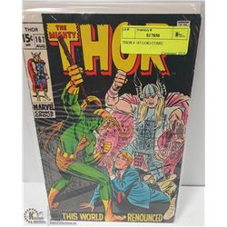 THOR # 167 LOKI COMIC